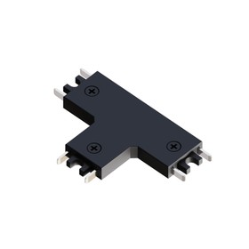 Коннектор T-образный для накладного шинопровода Arte Lamp Rapid-Accessories A613606T, 4.4х6.9х0.7 см, чёрный