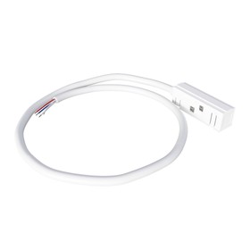 Коннектор-токопровод для шинопровода Arte Lamp Linea-Accessories A481133, 19х6х1.8 см, белый