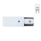 Коннектор-токопровод для шинопровода Arte Lamp Track Accessories A160233, 4х11х2 см, белый 10632535 - фото 309430734