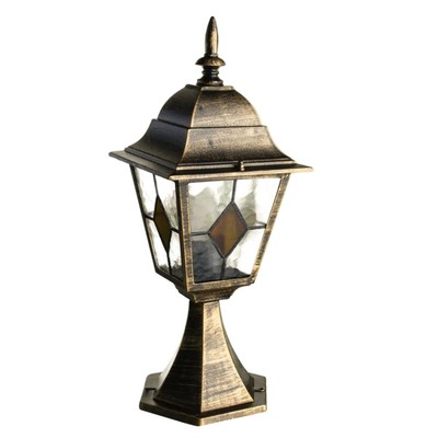 Светильник ландшафтный Arte Lamp Berlin A1014FN-1BN, E27, 75 Вт, 19х19х46 см, 1100 Лм, чёрный