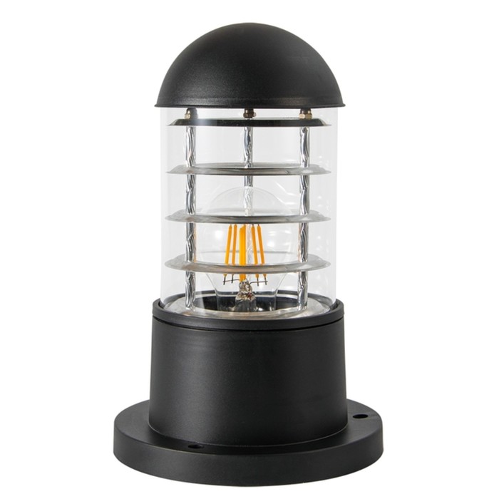 Светильник ландшафтный Arte Lamp Coppia A5217FN-1BK, E27, 20 Вт, 10х10х25 см, чёрный - Фото 1