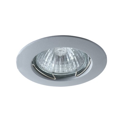 Точечный встраиваемый светильник Arte Lamp Praktisch A2103PL-1GY, GU10, 50 Вт, 7.6х7.6х2.1 см, серый