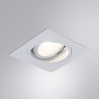 Точечный встраиваемый светильник Arte Lamp Tarf A2178PL-1WH, GU10, 35 Вт, 9.2х9.2х2.5 см, белый - Фото 3