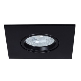 Точечный встраиваемый светильник Arte Lamp Giro A2866PL-1BK, GU10, 35 Вт, 9.5х9.5х3.8 см, чёрный