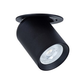 Точечный встраиваемый светильник Arte Lamp Situla A3731PL-1BK, GU10, 35 Вт, 6х10х10 см, чёрный