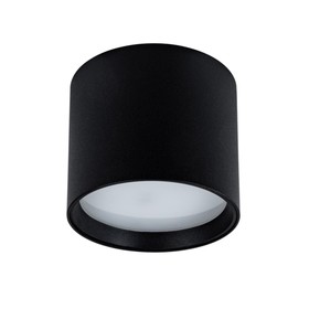 Точечный накладной светильник Arte Lamp Intercrus A5548PL-1BK, GX53, 15 Вт, 8.5х8.5х7 см, чёрный 10633288