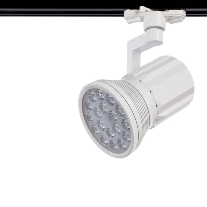 Трековый светильник Arte Lamp Pianta A6118PL-1WH, LED, 18 Вт, 12х16х18 см, 1260 Лм, белый - Фото 1