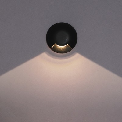 Тротуарный светильник Arte Lamp Piazza A3221IN-1BK, LED, 1 Вт, 6х6х5.5 см, 30 Лм, чёрный