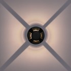 Тротуарный светильник Arte Lamp Piazza A3221IN-4BK, LED, 1 Вт, 6х6х5.5 см, 30 Лм, чёрный - Фото 1