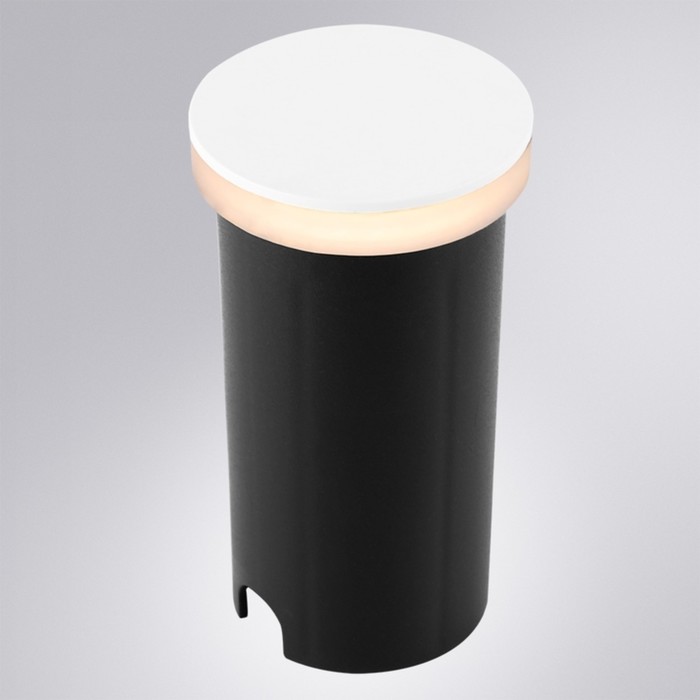 Тротуарный светильник Arte Lamp Piazza A3601IN-1WH, LED, 1 Вт, 5х5 см, 20 Лм, белый, чёрный - Фото 1