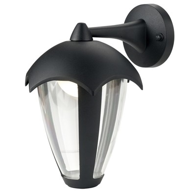 Уличный настенный светильник Arte Lamp Henry A1661AL-1BK, LED, 10 Вт, 16х23х26 см, 800 Лм, чёрный