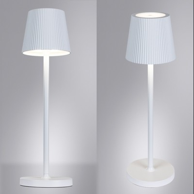 Уличный настольный светильник Arte Lamp Fuyue A1616LT-1WH, LED, 3 Вт, 11х11х38 см, 250 Лм, белый