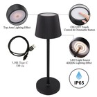 Уличный настольный светильник Arte Lamp Fuyue A1616LT-1BK, LED, 3 Вт, 11х11х38 см, 250 Лм, чёрный - Фото 6