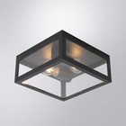 Уличный потолочный светильник Arte Lamp Belfast A4569PF-2BK, E27, 2х60 Вт, 29х29х13 см, чёрный - Фото 1