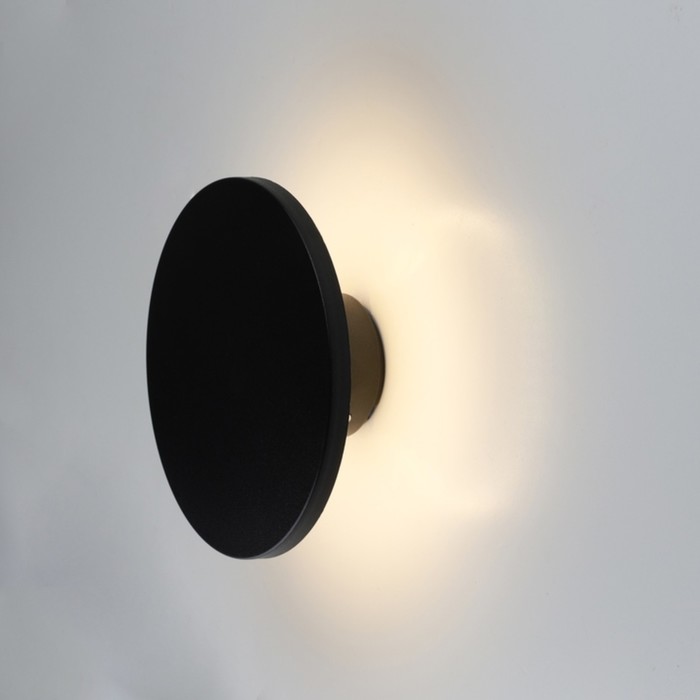Фасадный светильник Arte Lamp Nimbo A4406AL-1BK, LED, 6 Вт, 4х13х13 см, 570 Лм, чёрный - Фото 1