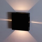 Фасадный светильник Arte Lamp Algol A1445AL-4BK, LED, 4х1 Вт, 3х12х12 см, 100 Лм, чёрный - Фото 8