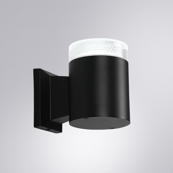 Фасадный светильник Arte Lamp Piautos A1926AL-1BK, GX53, 15 Вт, 9х14х12 см, чёрный - Фото 1