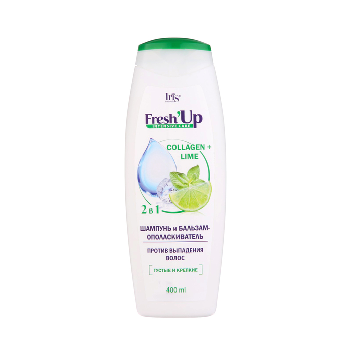 

Шампунь-бальзам IRIS Cosmetic 2в1 "Collagen и lime", 400 мл