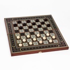 Настольная игра 3в1 TAKE IT EASY «Восточная мозаика» шахматы, шашки, нарды, деревянные, 50×50 см - Фото 3