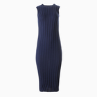 Платье женское вязаное MINAKU: Knitwear collection цвет синий р-р 46 - фото 321772642