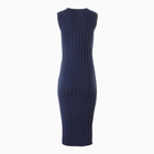 Платье женское вязаное MINAKU: Knitwear collection цвет синий р-р 46 10413938 - фото 12752393