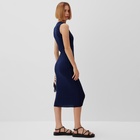 Платье женское вязаное MINAKU: Knitwear collection цвет синий р-р 46 10413938 - фото 12752389