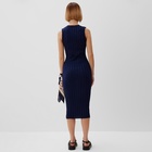 Платье женское вязаное MINAKU: Knitwear collection цвет синий р-р 46 10413938 - фото 12752390