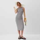 Платье женское вязаное MINAKU: Knitwear collection цвет серый р-р 44 10413951 - фото 12752485