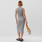 Платье женское вязаное MINAKU: Knitwear collection цвет серый р-р 44 10413951 - фото 12752487