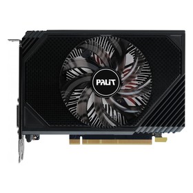 Видеокарта Palit PCI-E 4.0 RTX3050 STORMX NVIDIA GeForce RTX 3050 6Gb 96bit GDDR6 1042/1400   106497