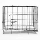 УЦЕНКА Клетка для собак 61×42×50 см, чёрная - Фото 2