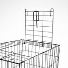 УЦЕНКА Клетка для собак 61×42×50 см, чёрная - Фото 6