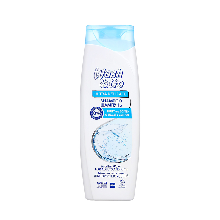 

Шампунь Wash&Go мицеллярный для всех типов волос, 360 мл