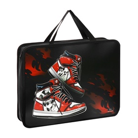 Папка для труда, А4, пластиковая, 33×26×7.5 см «Кеды аниме»