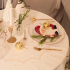 Скатерть новогодняя «Этель» Christmas wreath, d=150 см ±3 см с ВГМО, 100% хлопок, саржа 190 г/м² - Фото 5