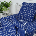 Комплект с покрывалом Таттерсол 155х210, 150х220, 70х70см, т-синий, бязь 120г/м, хл100% - фото 24583925