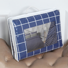 Комплект с покрывалом Таттерсол 155х210, 150х220, 70х70см, т-синий, бязь 120г/м, хл100% - фото 24583927