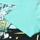 Комплект для мальчика (футболка/шорты), цвет мятный/зелёный, рост 116 см - фото 24654112