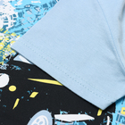 Комплект для мальчика (футболка/шорты), цвет голубой/индиго, рост 116 см - фото 24654136