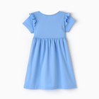 Платье для девочки, цвет голубой, рост 98 см - Фото 5