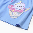 Платье для девочки, цвет голубой, рост 116 см - фото 24654189