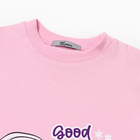 Пижама для девочки (футболка/брюки), цвет розовый, рост 134 см - фото 24654256