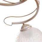 Люстра "Амелия" 5х60вт Е27 бело золотой 46х46х22см - фото 24612927