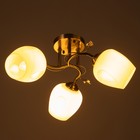 Люстра "Белинда" 3х40вт Е27 Бронза 49х19х23см - фото 24632033