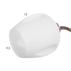 Люстра "Белинда" 3х40вт Е27 Бронза 49х19х23см - фото 24632036