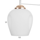 Бра "Майли" 1х60Вт Е27 Белый,золото 21х12х26,5см - фото 24666062