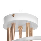 Люстра "Майли" 5х60Вт Е27 Белый,золото 45х53х46см - фото 24632138