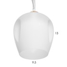 Люстра "Майли" 5х60Вт Е27 Белый,золото 45х53х46см - фото 24632139