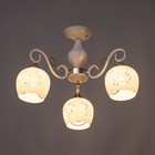 Люстра "Люси" 3х60Вт Е27 Античная бронза 60х60х29см - фото 24654323