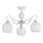 Люстра "Люси" 3х60Вт Е27 Античная бронза 60х60х29см - фото 24654324